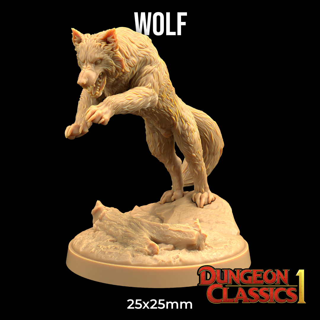 Wolf | PRESUPPORTED | Dungeon Classics